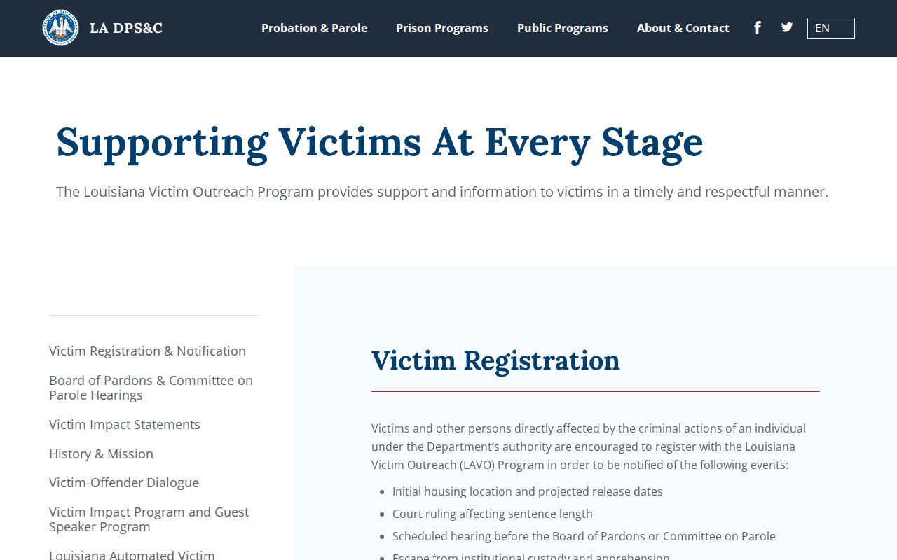 Difference between St. James Parish LAVNS alerts and Louisiana state release notices